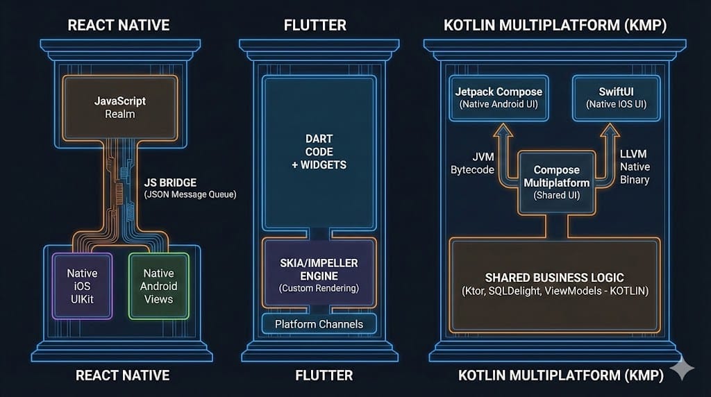 Flutter/RN Geliştirici Gözünden Kotlin Multiplatform(KMP) 1 kotlin multiplatform